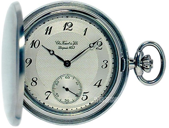 Tissot T-Pocket Savonnette Mechanical Srebrny Ø49.5 mm T83.7.407.32