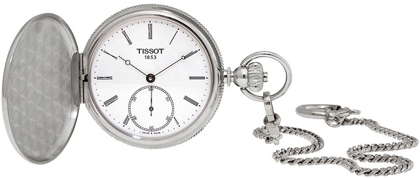Tissot Savonnette Biały Ø48.5 mm T867.405.19.013.00