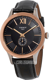 Tissot T-Gold Czarny/Skóra Ø42 mm T912.428.46.058.00