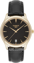 Tissot T-Gold Czarny/Skóra Ø40 mm T924.410.16.051.00
