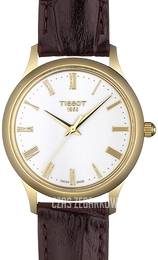 Tissot T-Gold Biały/Skóra Ø32 mm T926.210.16.013.00