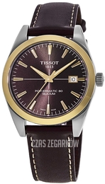 Tissot Silicium Brązowy/Skóra Ø40 mm T927.407.46.291.01