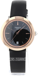 Tissot T-Gold Czarny/Skóra Ø33 mm T929.210.46.051.00