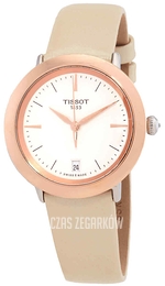 Tissot T-Gold Kremowy/Skóra Ø33 mm T929.210.46.261.00