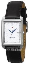 Tommy Hilfiger Srebrny/Skóra Ø30 mm 1710092