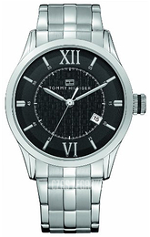 Tommy Hilfiger Huntington Czarny/Stal Ø42 mm 1710210