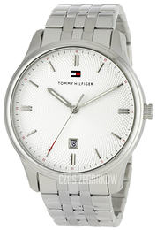 Tommy Hilfiger Biały/Stal Ø44 mm 1710283