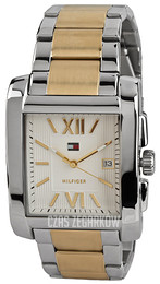 Tommy Hilfiger Biały/Stal 36x47 mm 1710316