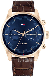 Tommy Hilfiger Sawyer Niebieski/Skóra Ø44 mm 1710423