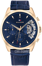 Tommy Hilfiger Baker Niebieski/Skóra Ø43.5 mm 1710451