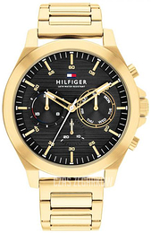 Tommy Hilfiger Lance Szary/Stal w odcieniu złota Ø46 mm 1710520