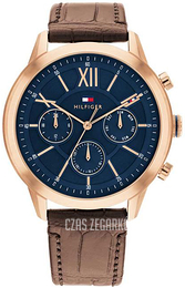 Tommy Hilfiger Morrison Niebieski/Skóra Ø44 mm 1710526