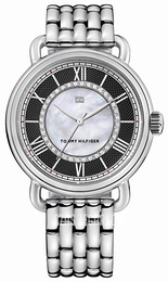 Tommy Hilfiger Czarny/Stal Ø36.9 mm 1780895