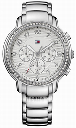 Tommy Hilfiger Biały/Stal Ø40 mm 1781008