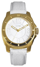 Tommy Hilfiger Classic Biały/Skóra Ø35 mm 1781164