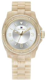 Tommy Hilfiger Srebrny/Plastik Ø38 mm 1781198