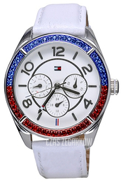 Tommy Hilfiger Gracie Biały/Skóra Ø40 mm 1781269