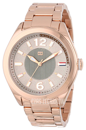 Tommy Hilfiger Maxi Szary/Stal w kolorze różowego złota Ø41 mm 1781369