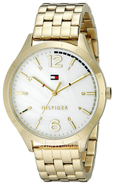 Tommy Hilfiger Biały/Stal w odcieniu złota Ø40 mm 1781545