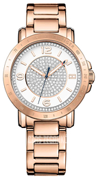 Tommy Hilfiger Liv Biały/Stal w kolorze różowego złota Ø34 mm 1781625