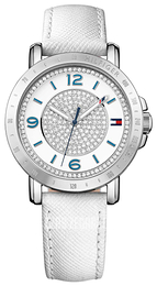 Tommy Hilfiger Liv Biały/Skóra Ø34 mm 1781626