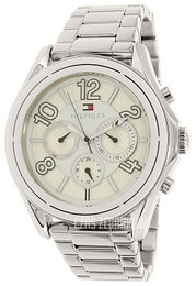 Tommy Hilfiger Biały/Stal Ø40 mm 1781650