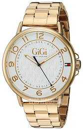 Tommy Hilfiger Biały/Stal w odcieniu złota Ø38 mm 1781722