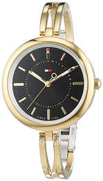 Tommy Hilfiger Dress Czarny/Stal w odcieniu złota Ø36 mm 1781726