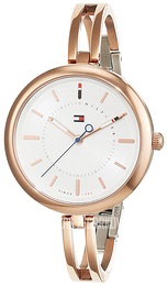 Tommy Hilfiger Maisy Biały/Stal w kolorze różowego złota Ø36 mm 1781727