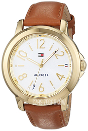 Tommy Hilfiger Dress Biały/Skóra Ø39 mm 1781754