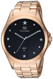 Tommy Hilfiger Ekran LCD/Stal w kolorze różowego złota Ø44.5 mm 1781832