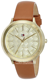 Tommy Hilfiger Żółte złoto/Skóra Ø36 mm 1781859