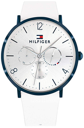 Tommy Hilfiger Srebrny/Skóra Ø40 mm 1782033