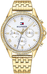 Tommy Hilfiger Biały/Stal w odcieniu złota Ø38 mm 1782142