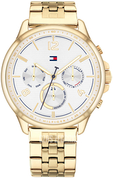 Tommy Hilfiger Harper Biały/Stal w odcieniu złota Ø38 mm 1782223