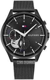 Tommy Hilfiger Quinn Czarny/Stal Ø38 mm 1782485