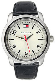 Tommy Hilfiger Srebrny/Skóra Ø37 mm 1790279