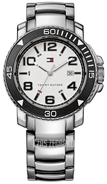 Tommy Hilfiger Biały/Stal Ø42 mm 1790850