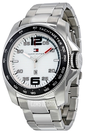 Tommy Hilfiger Windsurf Biały/Stal Ø46 mm 1790856