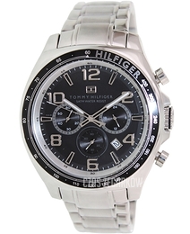 Tommy Hilfiger Czarny/Stal Ø46 mm 1790939