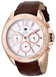 Tommy Hilfiger Grant Biały/Skóra Ø46 mm 1791031