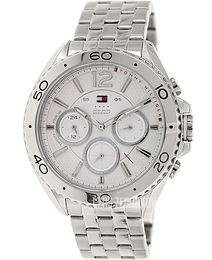 Tommy Hilfiger Grant Biały/Stal Ø46 mm 1791032
