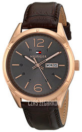 Tommy Hilfiger Charlie Szary/Skóra Ø44 mm 1791058