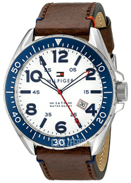 Tommy Hilfiger Declan Biały/Skóra Ø46 mm 1791132