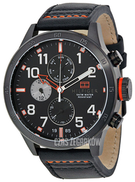 Tommy Hilfiger Trent Czarny/Skóra Ø46 mm 1791136