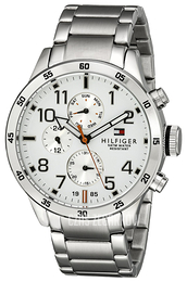 Tommy Hilfiger Trent Biały/Stal Ø46 mm 1791140