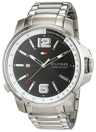 Tommy Hilfiger Brandon Czarny/Stal Ø46 mm 1791222