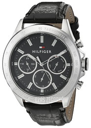 Tommy Hilfiger Hudson Czarny/Skóra Ø44 mm 1791224