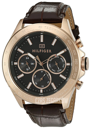 Tommy Hilfiger Hudson Czarny/Skóra Ø44 mm 1791225