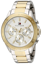 Tommy Hilfiger Hudson Biały/Stal Ø44 mm 1791226